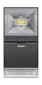 Изображение Прожектор уличный с датчиком движения Theben theLeda S10 BK (1020922)