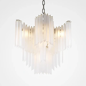 Изображение Люстра Chandelier Pulsar White Glass By Imperiumloft
