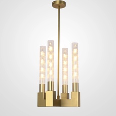 Изображение Люстра Canelle Pendant Lamp 4 Modern Brass By Imperiumloft