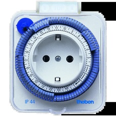 Изображение Таймер электромеханический розеточный Theben-timer 26 IP44 (0260855)