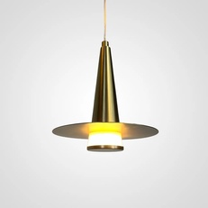 Изображение Подвесной Светильник Curtiss Brass By Imperiumloft