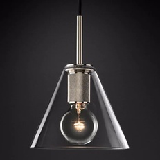 Изображение Подвесной Светильник Rh Utilitaire Funnel Pendant Silver By Imperiumloft