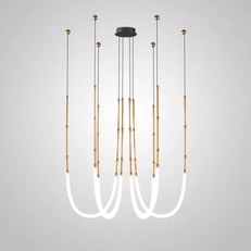 Изображение Подвесная Люстра Alrik Ch Brass By Imperiumloft