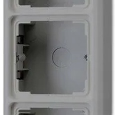 Изображение Коробка тройная для накладного монтажа CD серый CD583AGR CD 500