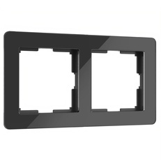 Изображение Рамка на 2 поста Acrylic черный W0022708