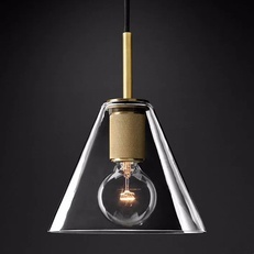 Изображение Подвесной Светильник Rh Utilitaire Funnel Pendant Brass By Imperiumloft