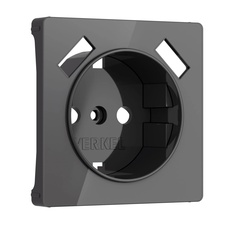 Изображение Накладка для розетки USB (графит акрил) W1179544