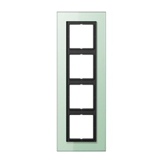 Изображение Рамка на 4 поста LS plus матовое стекло LSP984GLAS Jung