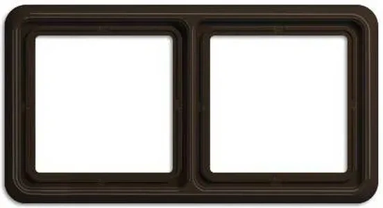 Изображение Рамка двойная, горизонтальная/вертикальная, Jung CD 500, коричневый CD582BR CD 500