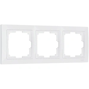 Изображение Рамка на 3 поста (белый, basic) W0032001