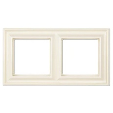 Изображение Рамка на 2 поста EcoProfi Deco слоновая кость EPD482 Jung