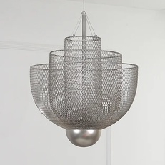Изображение Подвесная Люстра Meshmatica D60 Nickel By Imperiumloft