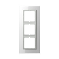 Изображение Рамка на 3 поста LS plus стекло белое LSP983GLWW Jung