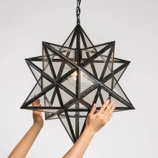 Изображение Люстра Black Star Clear Glass 50 См By Imperiumloft