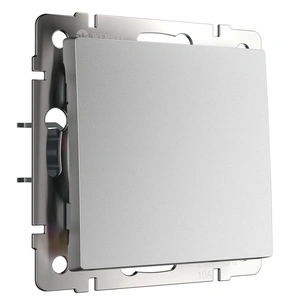 Изображение Выключатель одноклавишный проходной (серебряный матовый) W1112065