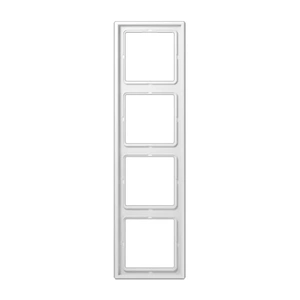 Изображение Рамка на 4 поста LS 990 белый LS984WW Jung