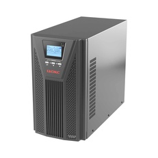 Изображение Онлайн ИБП ДКС серии Small Tower, 2000 ВА/1800 Вт, 1/1, 4xSchuko, EPO,USB, RS-232, RJ45, з/у 1А, 6x7Ач
