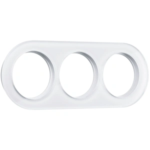 Изображение Рамка на 3 поста (Белый) W0035101