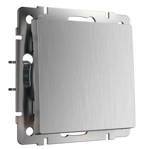 Изображение Выключатель одноклавишный (cеребряный рифленый) W1110009