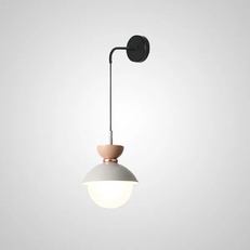 Изображение Настенный Светильник Pompon Wall Pink Grey By Imperiumloft