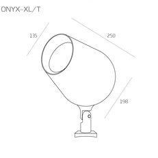 Изображение Архитектурный уличный светодиодный светильник серии ONYX XL48T