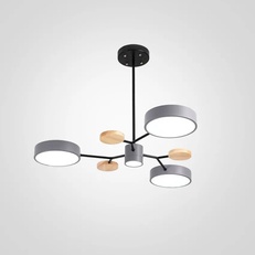 Изображение Люстра На Штанге Meade 4 Lamps Grey By Imperiumloft