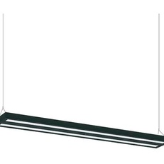 Изображение Подвесной светодиодный светильник ESYLUX ISABELLE PDL 1200 DDP TR 8200 830 PD IR DALI BK (EO10306198)