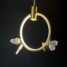 Изображение Подвесной Светильник Babetta Ring 1 L280 Brass 4000К By Imperiumloft