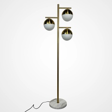 Изображение Торшер Geneva Glass Floor Lamp Triple By Imperiumloft