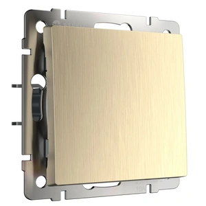 Изображение Выключатель одноклавишный (шампань рифленый) W1110010