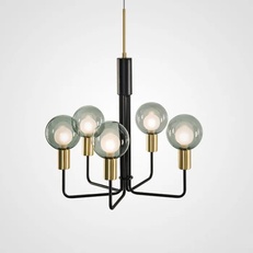 Изображение Подвесная Люстра Pearl  L5 Grey By Imperiumloft