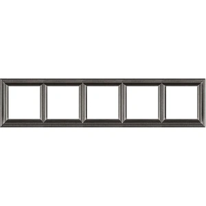 Изображение Рамка на 5 постов EcoProfi Deco антрацит EPD485AN Jung