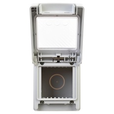 Изображение Коробка для настенного монтажа "Avanti", IP55, серая, 2 модуля