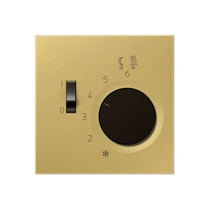 Изображение Термостат 230В 10А с выносным датчиком LS 990 латунь классик FTRME231C Jung