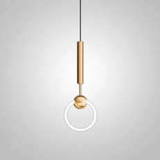 Изображение Подвесной Светильник Finnur Ring D20 Brass By Imperiumloft
