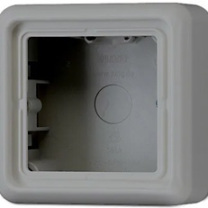 Изображение Коробка одинарная для накладного монтажа CD серый CD581AGR CD 500