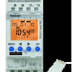 Изображение Таймер цифровой недельный Theben TR 611 top2 RC 24V (6114300)