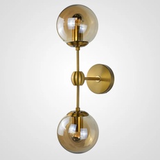 Изображение Бра Modo Sconce 2 Globes Gold By Imperiumloft