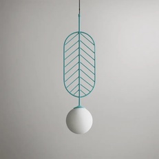 Изображение Подвесной Светильник Leaf C Голубой By Imperiumloft