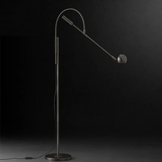 Изображение Торшер Restoration Hardware Orbiter Ii Task Floor Black By Imperiumloft