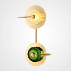 Изображение Бра Green Disk Double By Imperiumloft