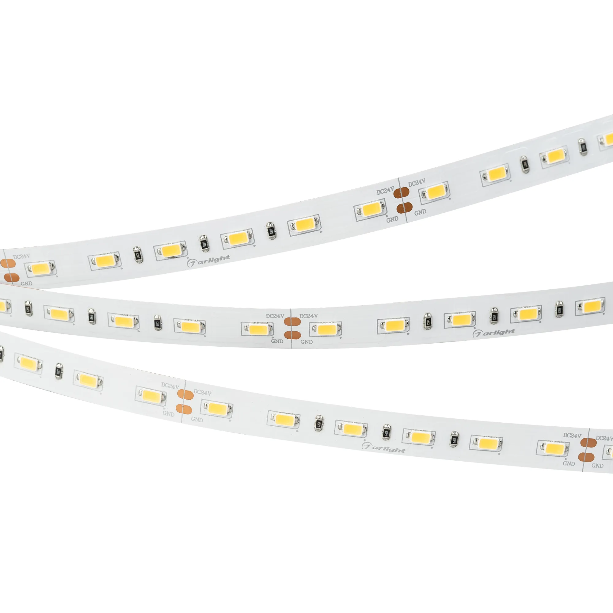 Лента светодиодная ULTRA-5000 24V White6000 2xH (5630, 300 LED, LUX) (Arlight, 27 Вт/м, IP20)