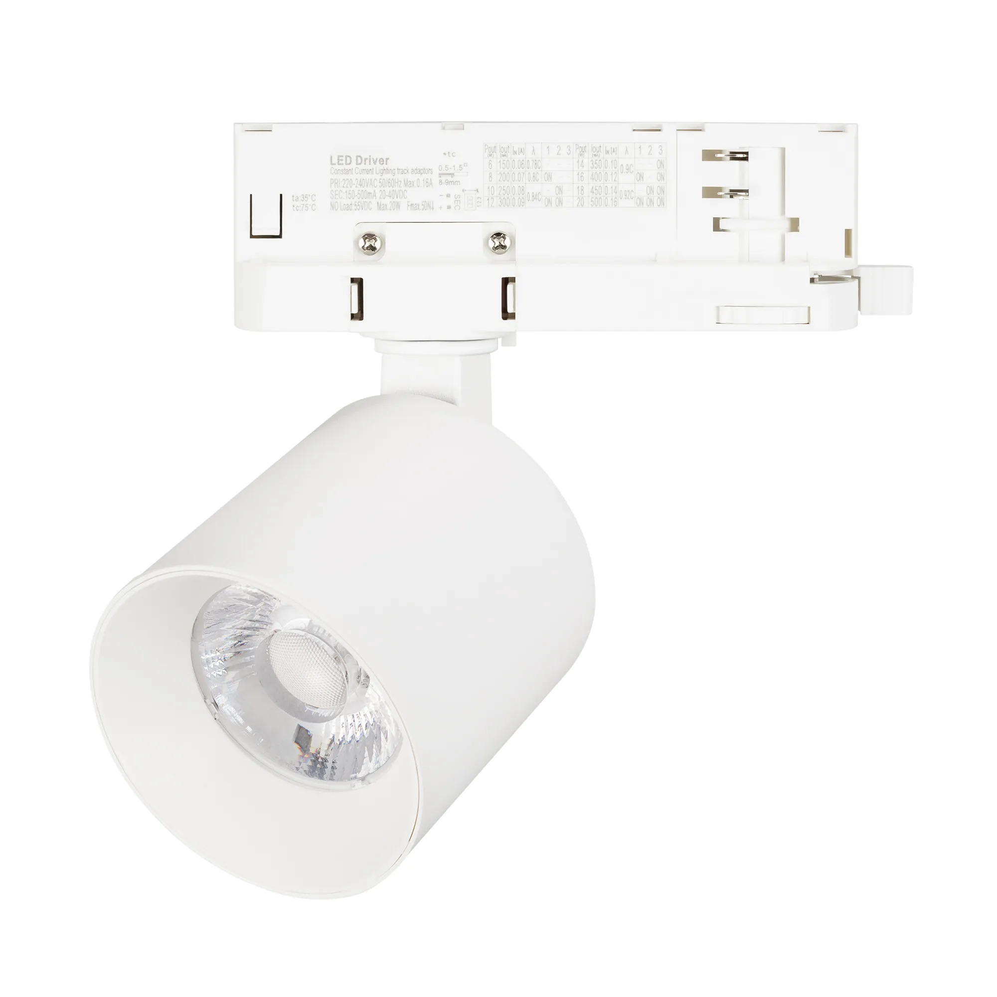 Светильник LGD-DYKE-4TR-R60-8W Day4000 (WH, 20 deg, 230V, DALI) (Arlight, IP20 Металл, 5 лет) - Изображение