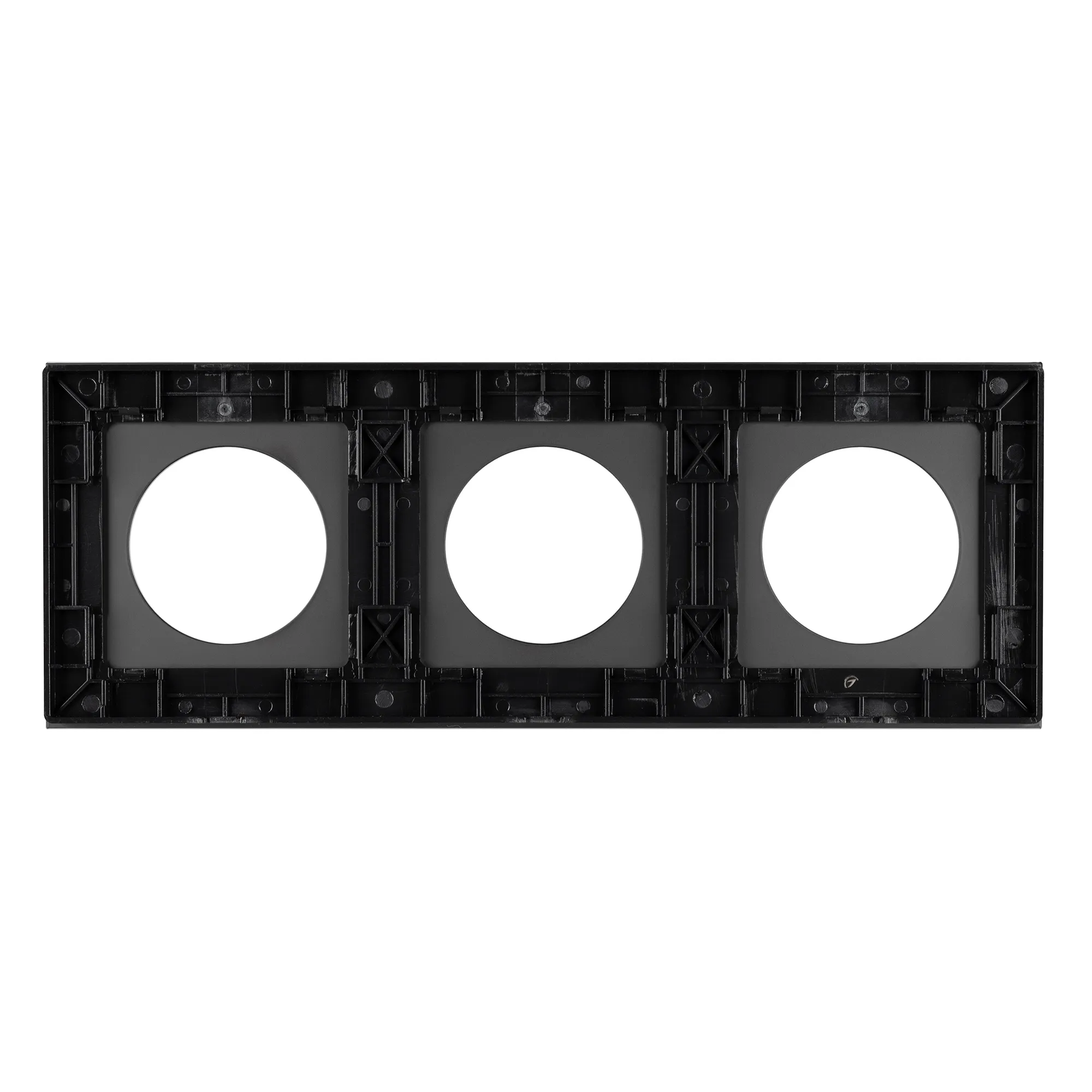 Рамка стеклянная FRM-GLARE-GC-3-BK (Arlight, -) - Изображение